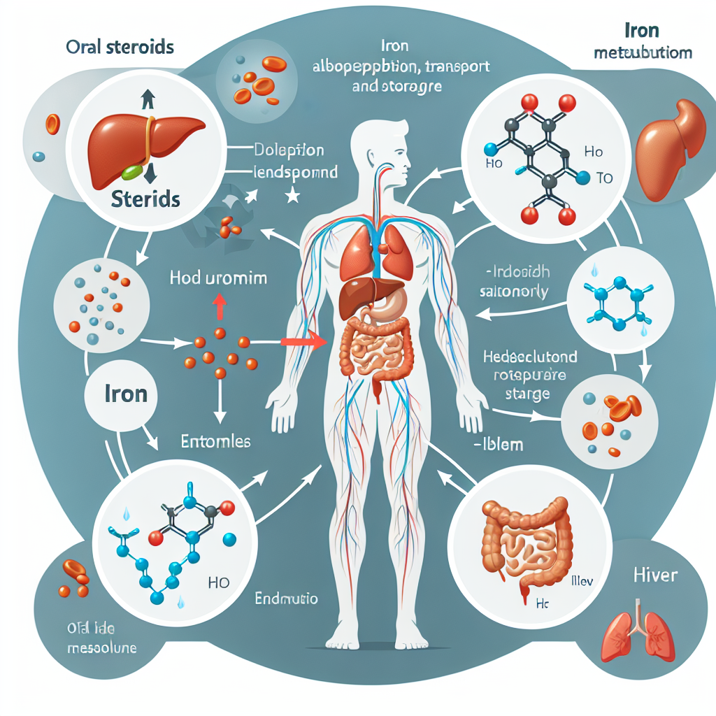 Cómo afecta Esteroides orales al metabolismo del hierro