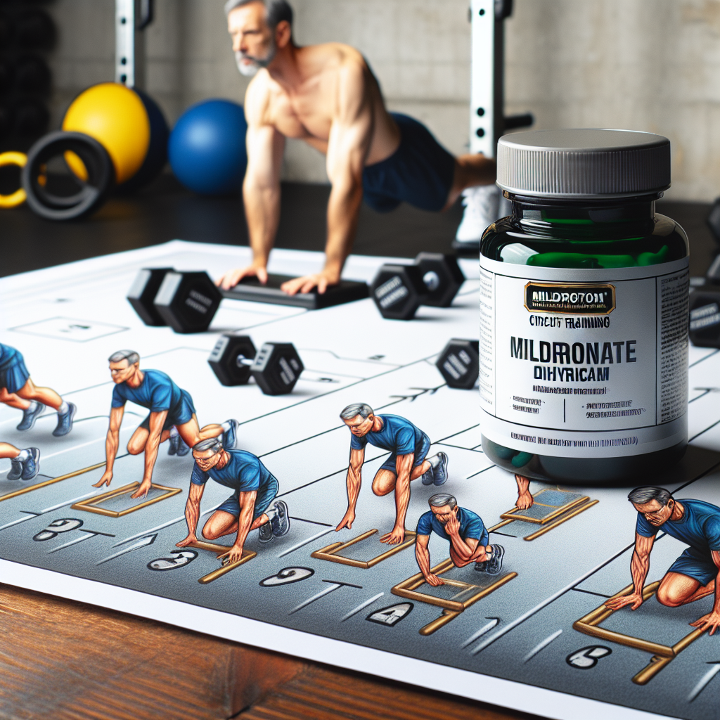 Mildronate Dihydricume y entrenamiento de circuito