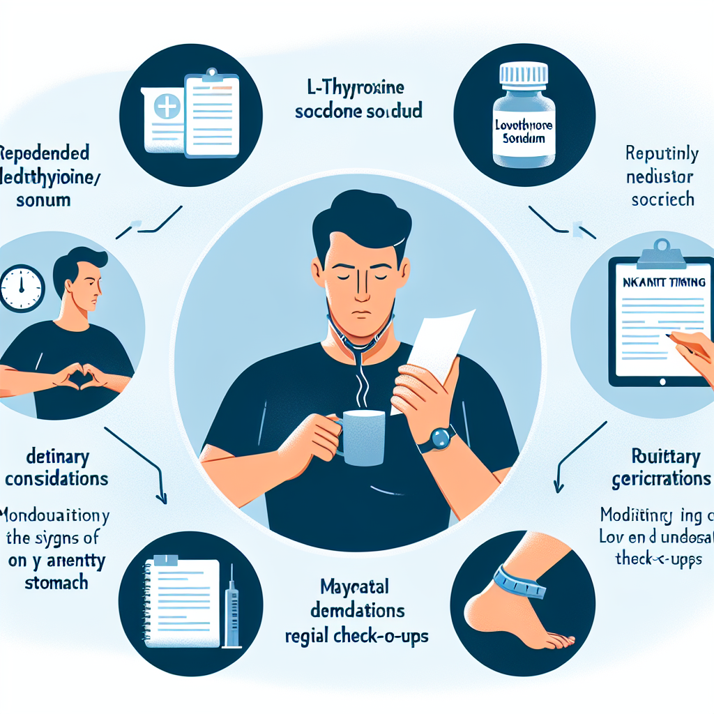 Cómo adaptar tu estilo de vida al usar L-Thyroxine Sodium/Levothyroxine Sodium (LT4 sodium)