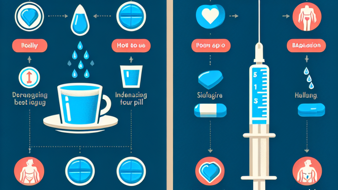 Diferencias entre Viagra oral e inyectable