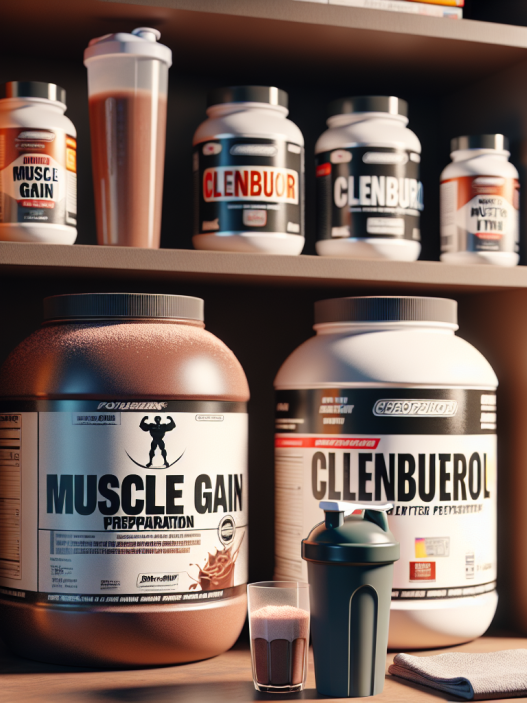 ¿Puede Preparativos para ganar masa muscular usarse junto con clenbuterol?