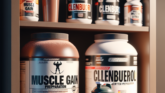 ¿Puede Preparativos para ganar masa muscular usarse junto con clenbuterol?