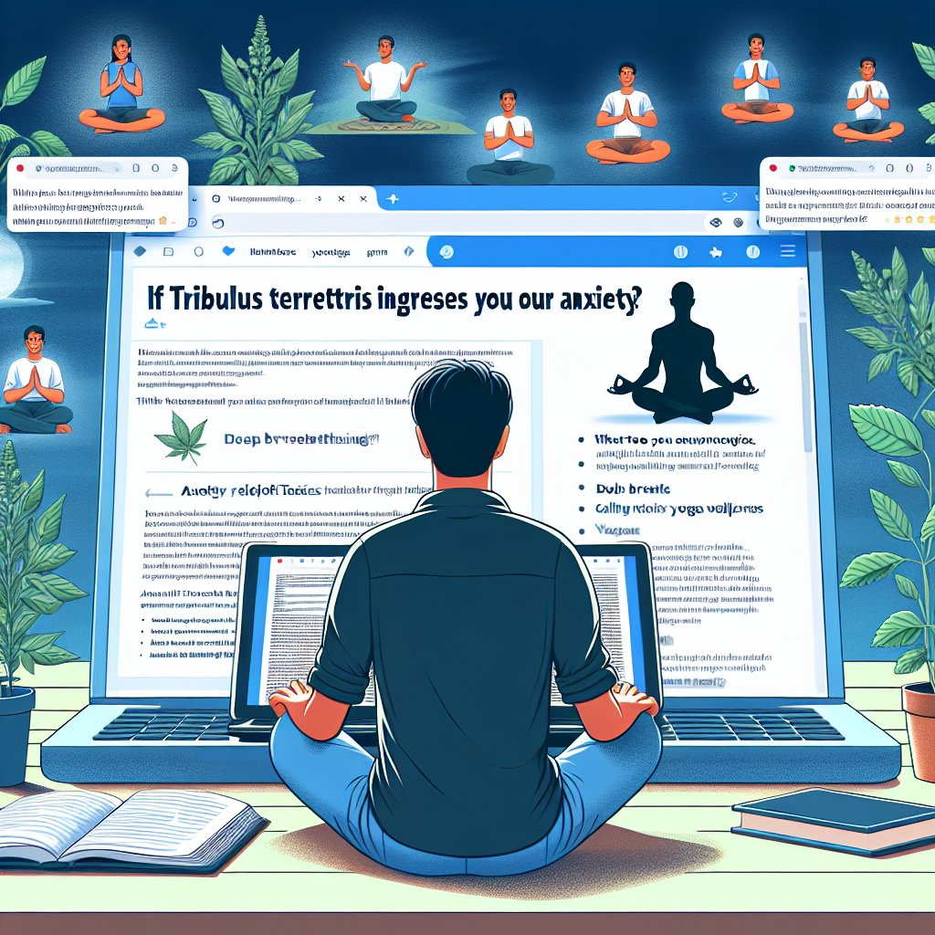 Qué hacer si Tribulus Terrestris aumenta tu ansiedad