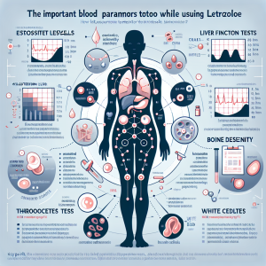 Qué parámetros vigilar en sangre al usar Letrozol