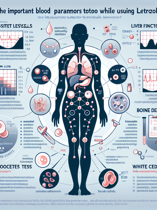 Qué parámetros vigilar en sangre al usar Letrozol
