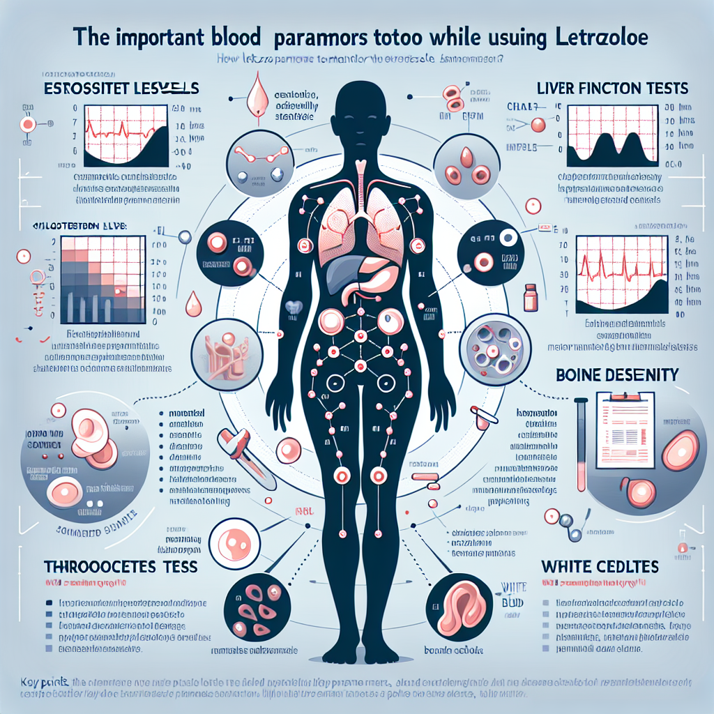 Qué parámetros vigilar en sangre al usar Letrozol