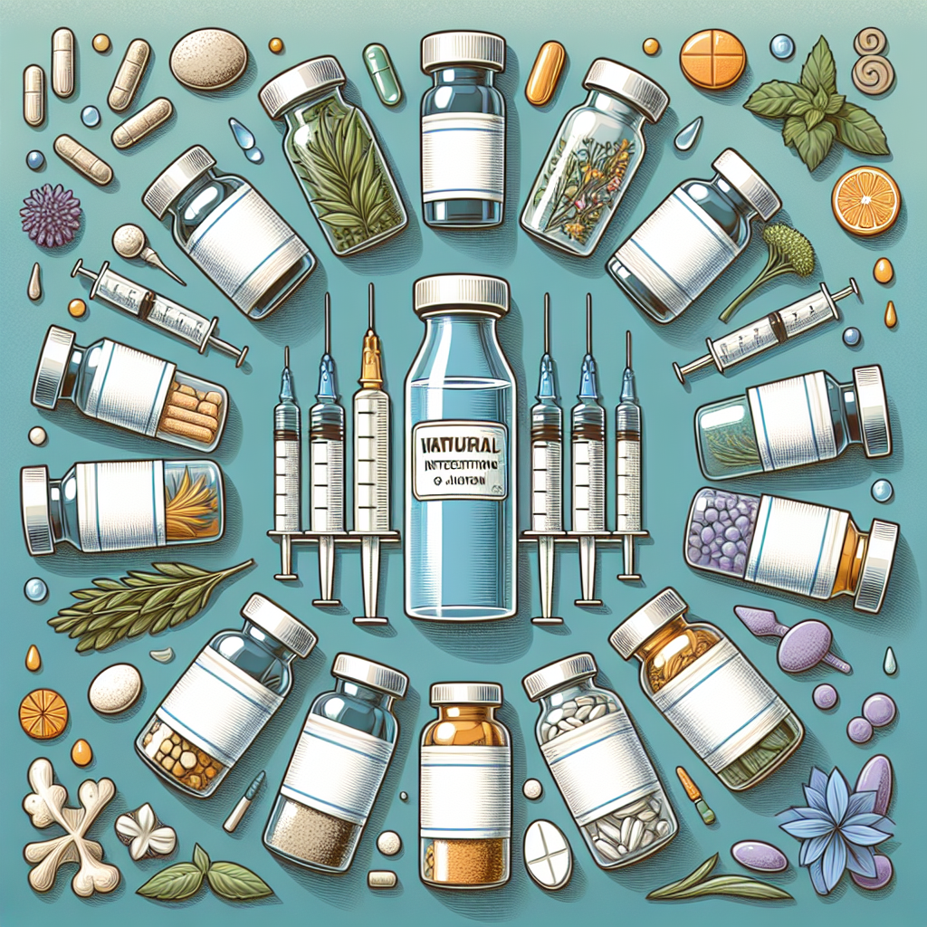 Qué suplementos naturales equilibran el uso de Agua bacteriostática para inyección