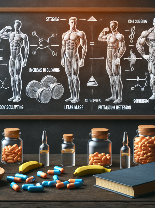 Cursos de esteroides para secado y modelado corporal (aumento de masa magra) y retención de potasio