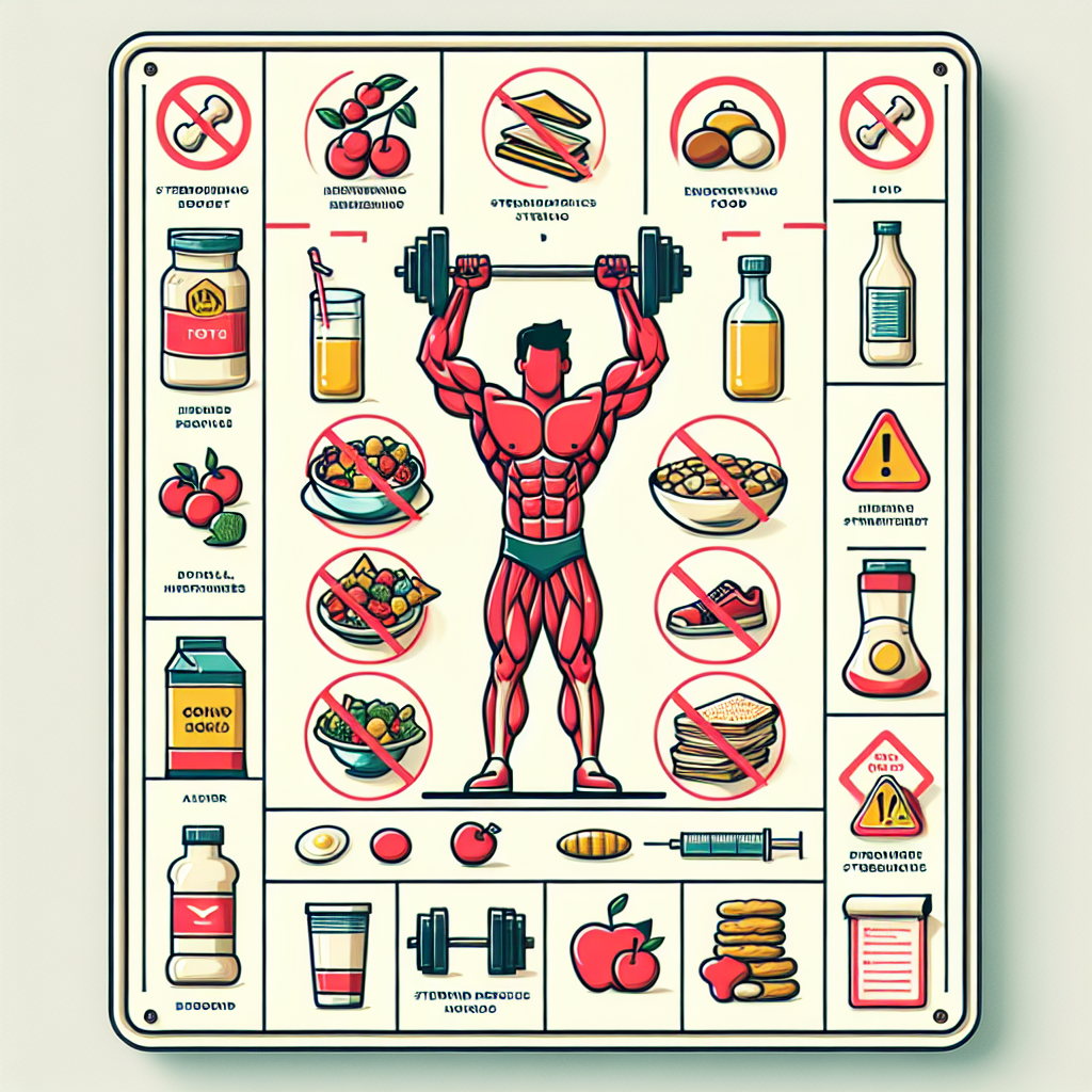 Qué alimentos debes evitar durante el ciclo con Cursos de esteroides para aumentar la masa muscular