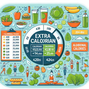 ¿Cuántas calorías extra consumir con Limpieza y desintoxicación?
