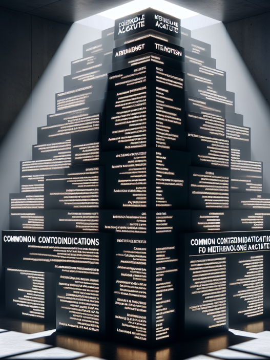 Contraindicaciones frecuentes de Acetato de metenolona (checklist)