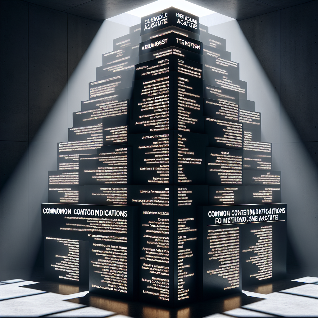 Contraindicaciones frecuentes de Acetato de metenolona (checklist)